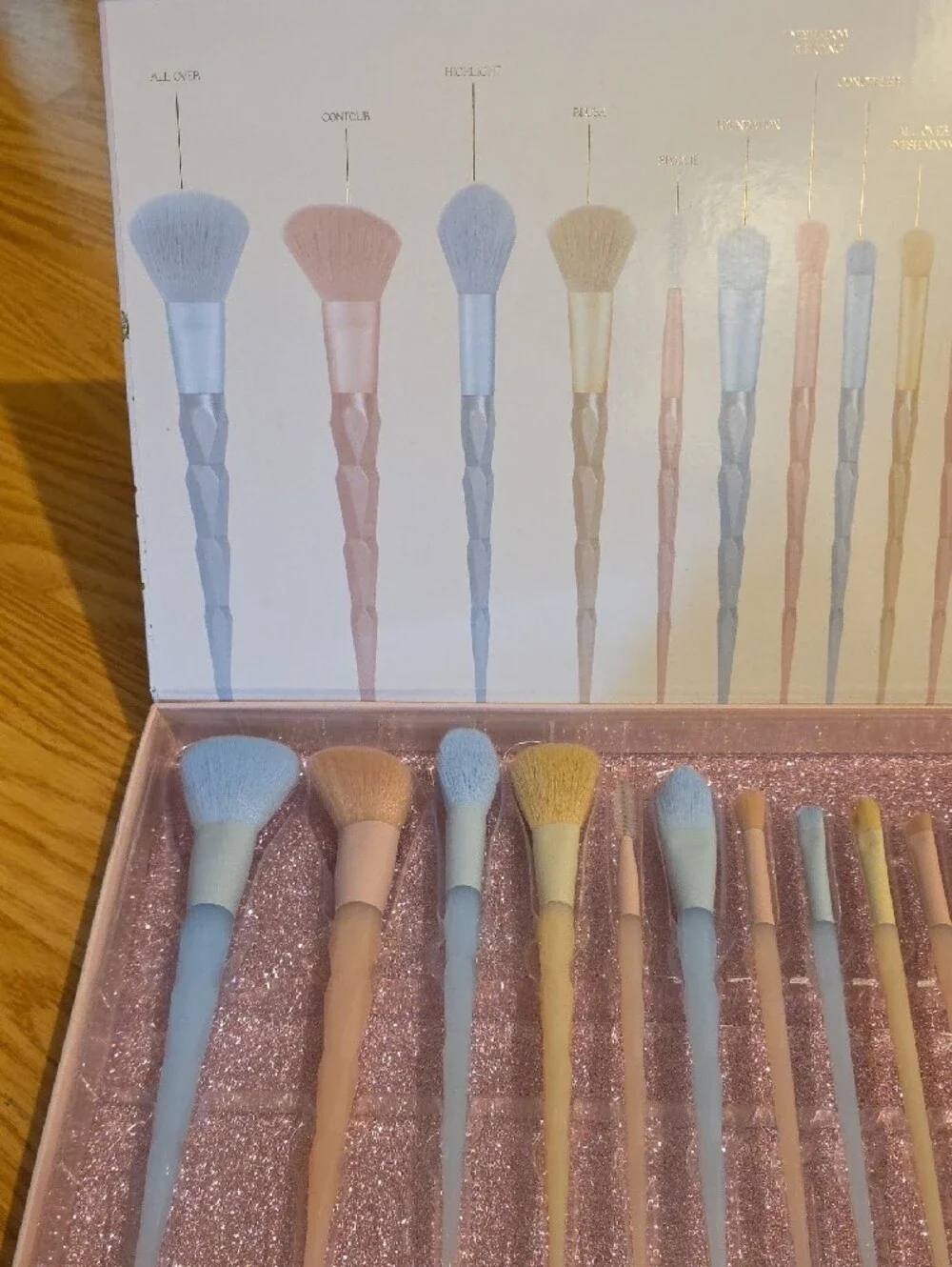 Pastel Essential Brush Set - Multicolor Makeup Brushes